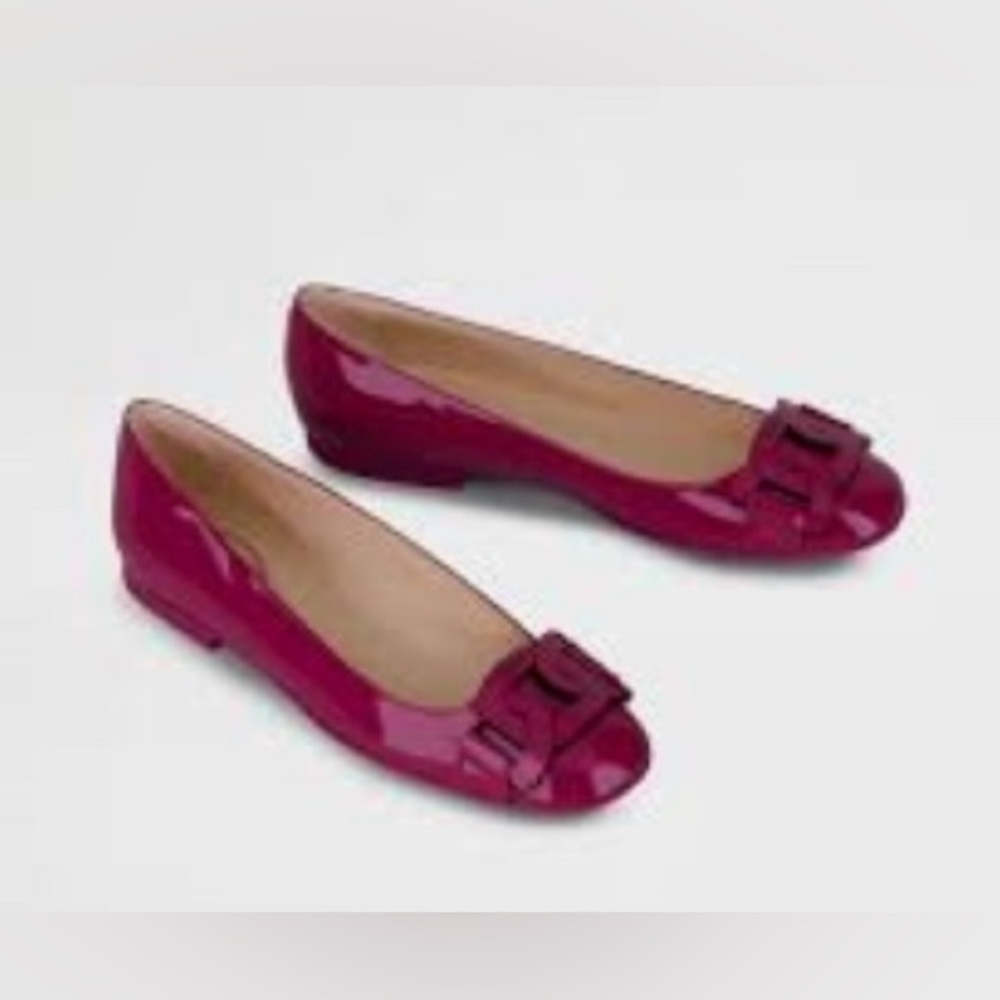 Tod’s Pink Flats with Logo Accent, Size 37 1/2